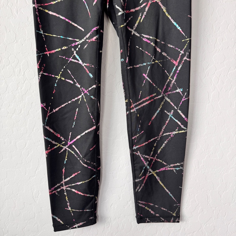 NWT Zyia Active‎ Abstract Hi-Rise 7/8 Leggings - Iridescent, Athletic, Size 6-8 - Picture 3 of 9